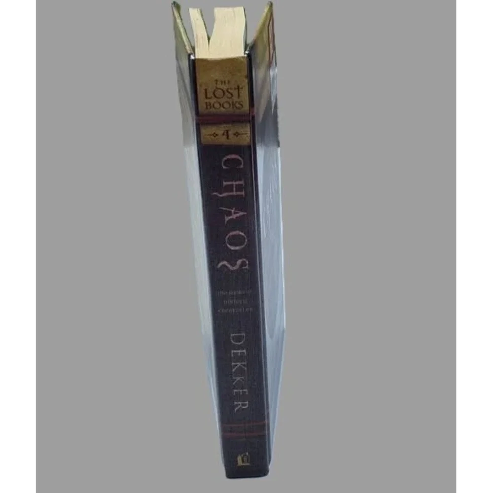 Chaos Ted Dekker Book 4 The Lost Books Hardcover Christian Fantasy Fiction Novel